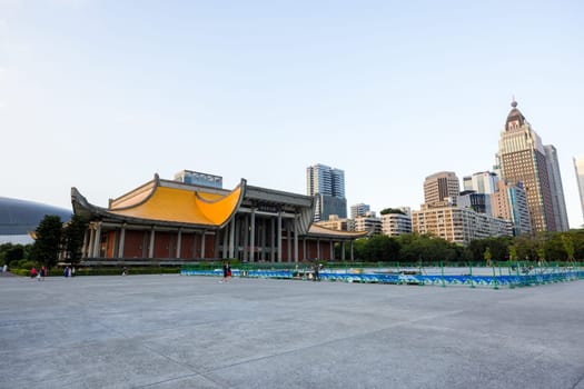 Taipei, Taiwan 14 September 2023: Sun Yat sen Memorial Hall in Taipei city