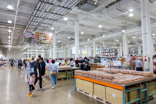 Taiwan 22 September 2023: Costco store in Taiwan
