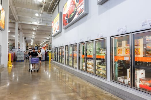 Taiwan 22 September 2023: Costco store in Taiwan