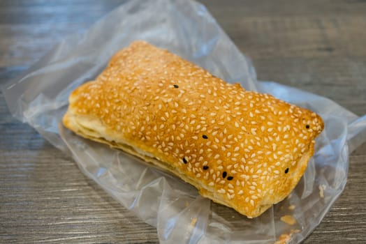 Taiwanese baked wheat cake shaobing
