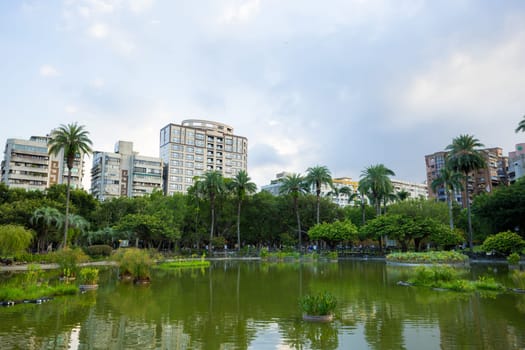 Taipei, Taiwan 14 September 2023: Taipei city downtown