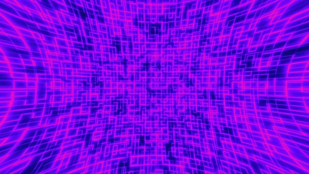 Abstract digital blocks. Computer generated 3d render