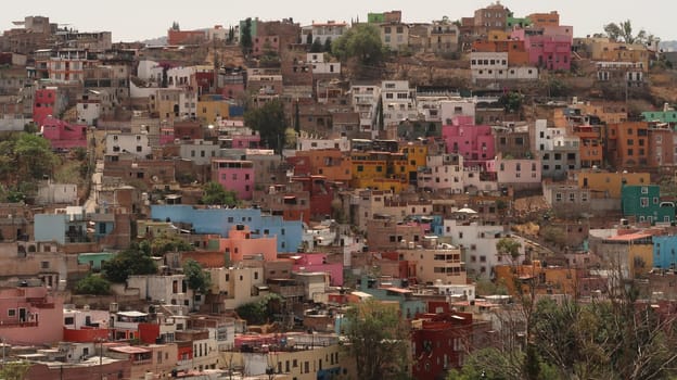 The colorful neighbourhood right nex to Pastitos Park, Guanajuato, Mexico 2022