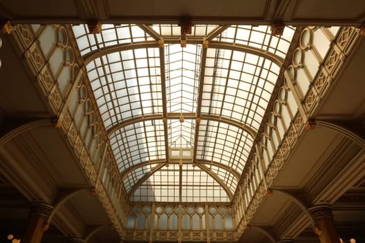 Glass roof of the Palacio Postal/Museo Palacio Postal/Palacio de Correos/Correo Mayor/Post Office/Postal Palace/ Mexico City 2022