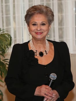 Schlagersängerin Dagmar Frederic beim einem Auftritt am 06.01.2024 in Magdeburg