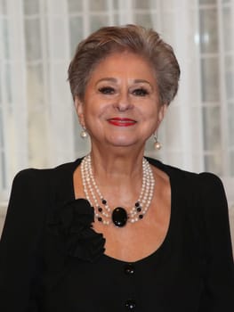 Schlagersängerin Dagmar Frederic beim einem Auftritt am 06.01.2024 in Magdeburg
