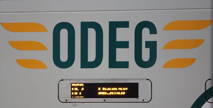 Berlin, Germany 1. April 2018: Ostdeutsche Eisenbahn GmbH (ODEG) is a joint venture founded in June 2002