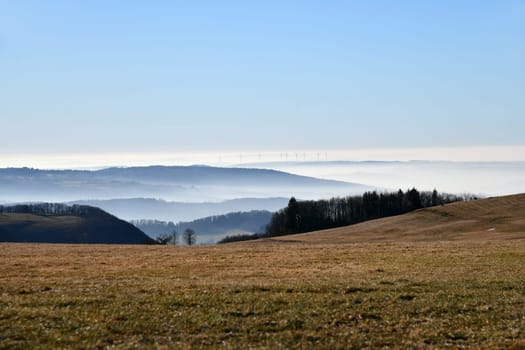 View from the Wasserkuppe into the Hessian Rhön