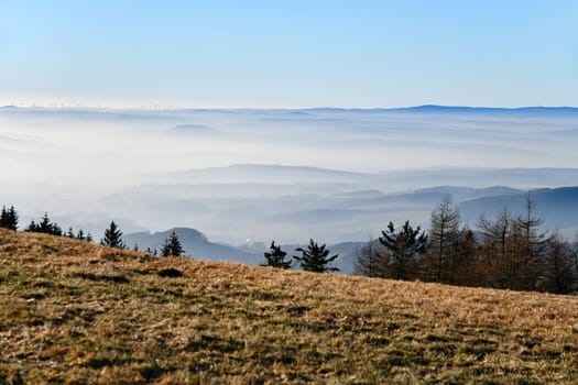 View from the Wasserkuppe into the Hessian Rhön