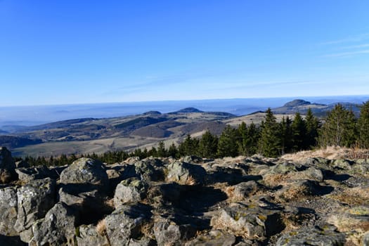 View from the Wasserkuppe into the Hessian Rhön