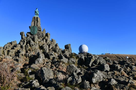 Aviation memorial on the Wasserkuppe