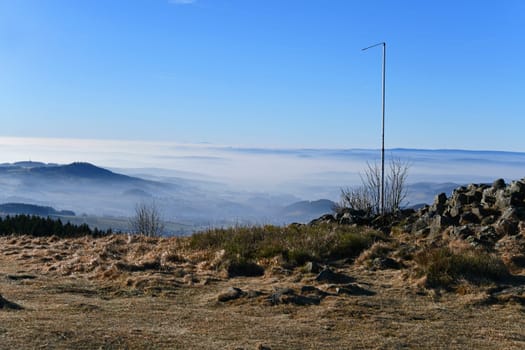 Winter hike on the Wasserkuppe in the Rhön