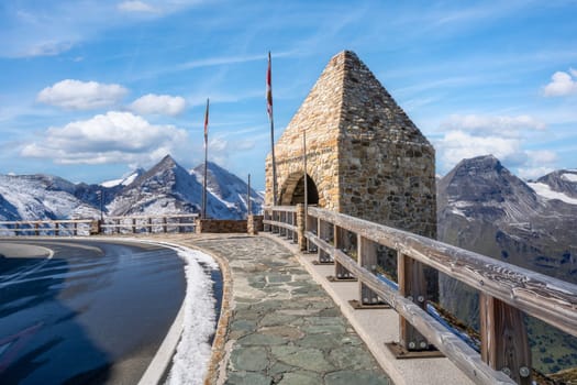 The Fuscher Toerl at the Grossglockner high alpine road