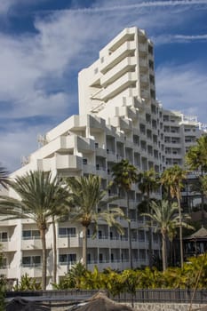 Hotelkomplex an der Playa del Ingles, Gran Canaria, Spanien