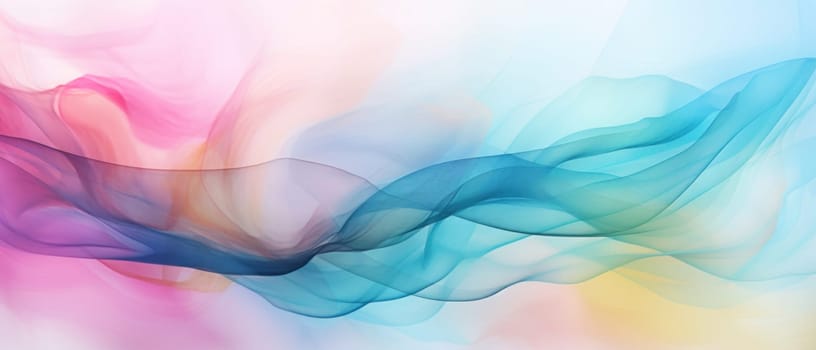 Smooth abstract in vibrant hues. Created using AI generated technology and image editing software.