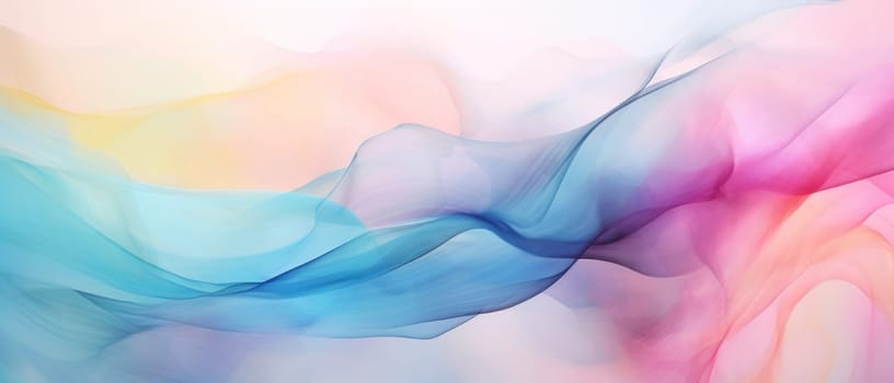 Smooth abstract in vibrant hues. Created using AI generated technology and image editing software.