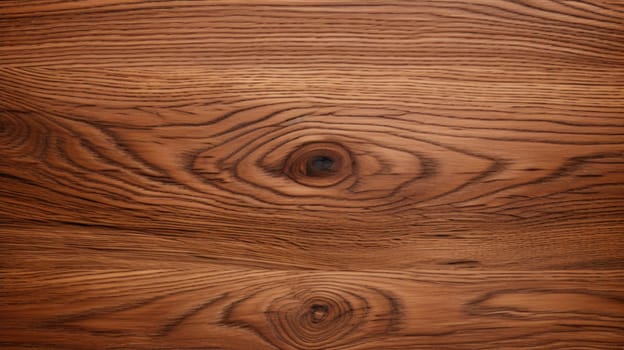 Wood grain texture with warm brown tones. Created using AI generated technology and image editing software.