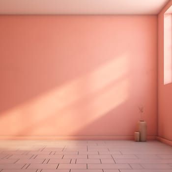 A wall in the color peach fuzz generated by artificial intelligence