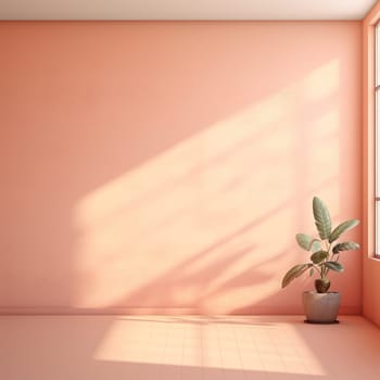 A wall in the color peach fuzz generated by artificial intelligence