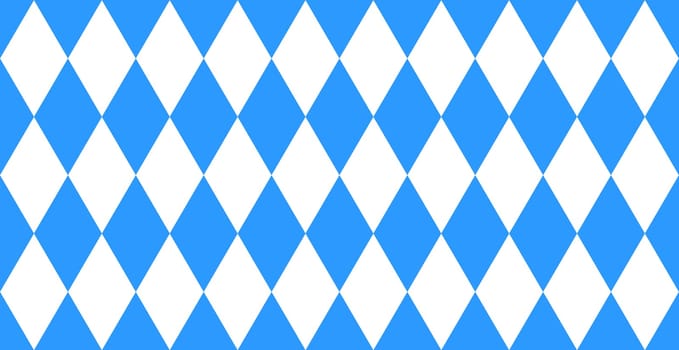 Bavarian background: Blue and white seamless diamonds
