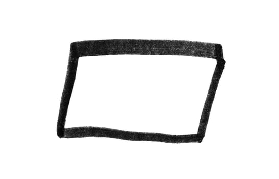 Hand painted frame made with pencil