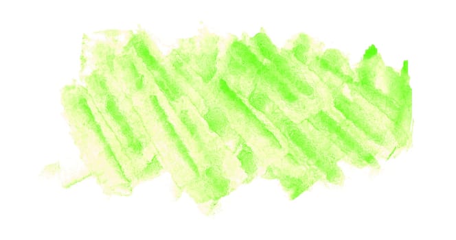 Painted watercolor texture: Green color