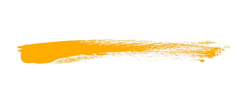 Paintbrush stripe with orange color