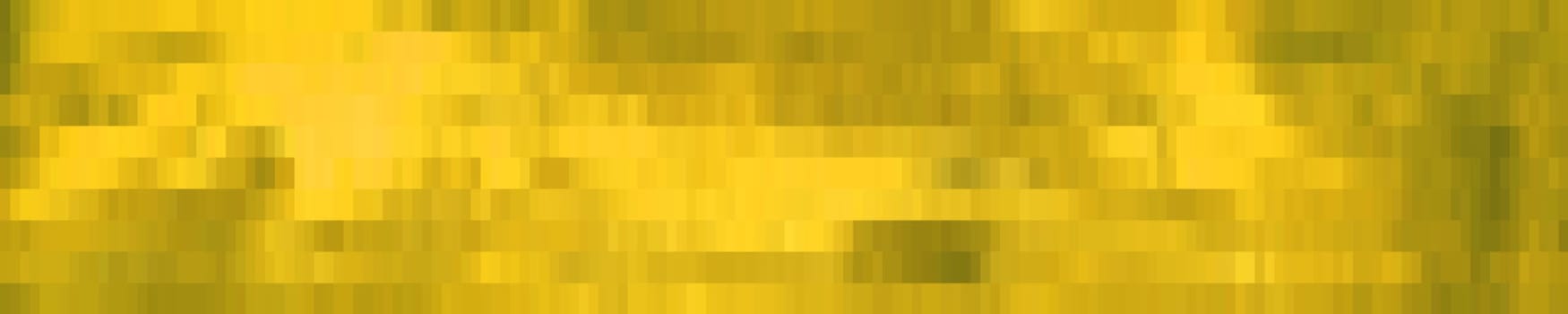Modern yellow mosaic or banner with blurred color