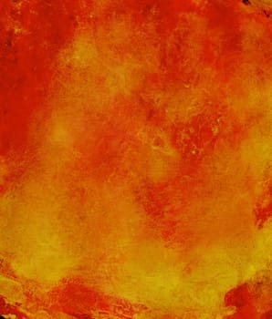 Dirty brush texture orange red