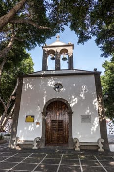Kirche im restaurierten Vorzeigedorf Fataga,San Bartolomé de Tirajana,fataga, Gran Canaria, Spanien