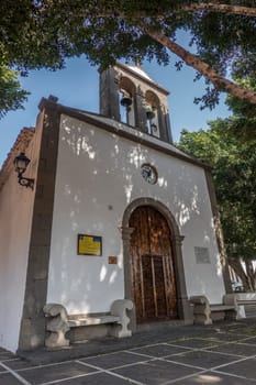 Kirche im restaurierten Vorzeigedorf Fataga,San Bartolomé de Tirajana,fataga, Gran Canaria, Spanien