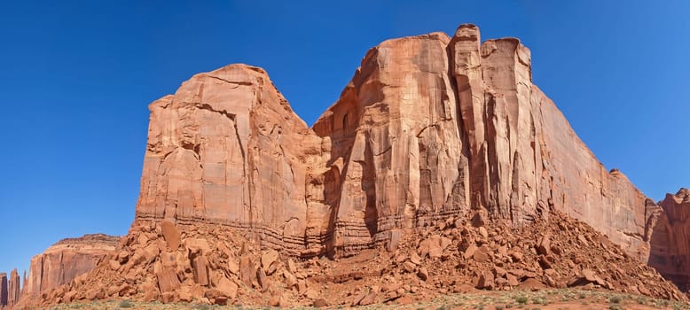 Landscape of the ancient rocks. Monument Valley, Arizona