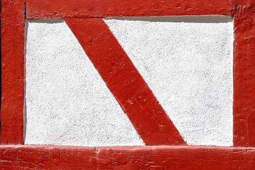 detail of historic timbered wall as harmonic background