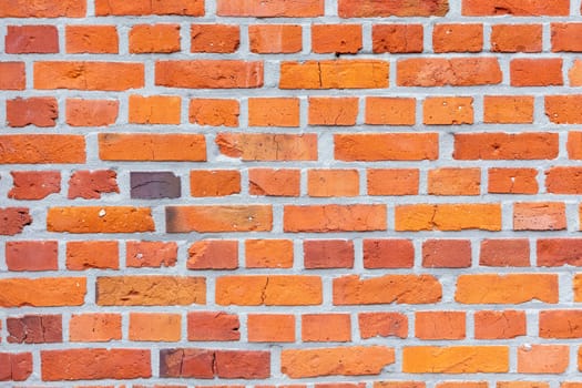 pattern of old red vintage brick wall