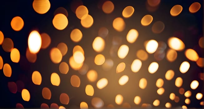 Abstract glowing bokeh background design