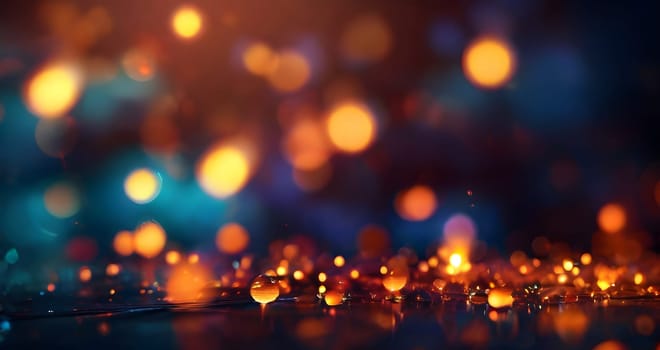 Abstract glowing bokeh background design