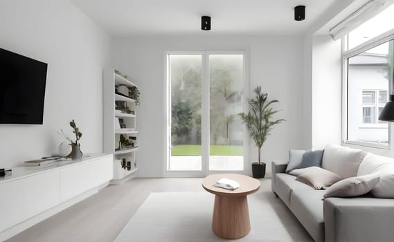 View on modern living room