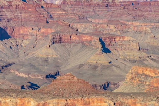 scenic sunset view of the Grand Canyon in Arizona, USA