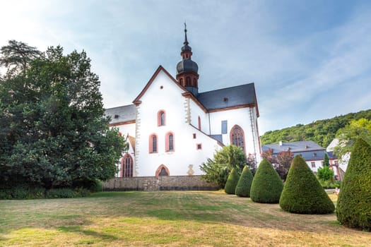 outdoor view of famous Eberbach Abbey in Germany