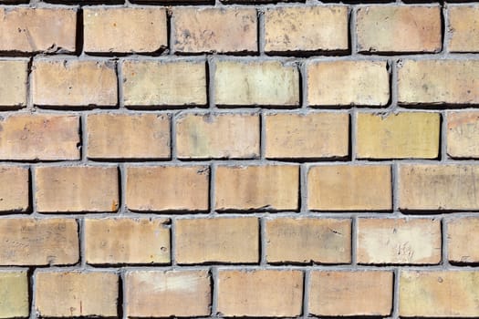 harmonic brick wall background with old brick stones at wall