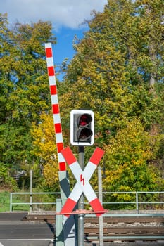 rails for the highspeed intercity train of the german Railway association at Herleshausen, Germany