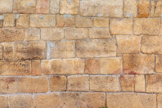 old seamless stone wall at a palace in Chaves
