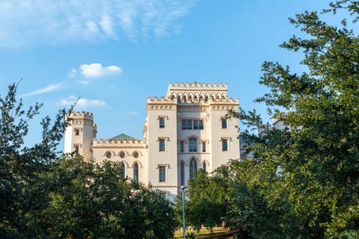 old state capitol of Louisiana in Baton Rouge, USA