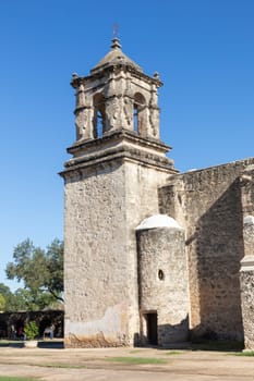 view to mission San Jose at San Antonio mission trail, an Unesco world heritage site.