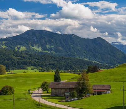 Mount Grünten in the bavarian alps of the Allgäu