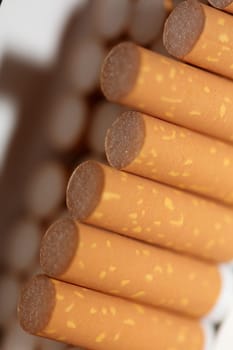 Number of cigarettes isolated tobacco danger close up quit smoking cessation cigaret bad habit nicotine junkie big size high quality instant prints