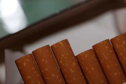 Number of cigarettes isolated tobacco danger close up quit smoking cessation cigaret bad habit nicotine junkie big size high quality instant prints