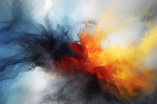 Abstract Elemental Clash. High quality photo