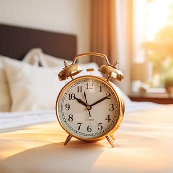 An old-fashioned alarm clock generated by artificial intelligence