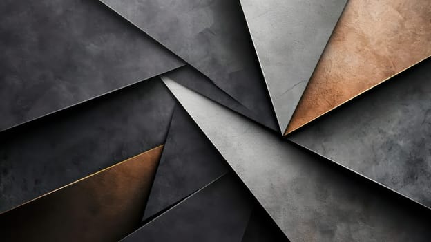 Abstract geometric grunge background. Generative AI design